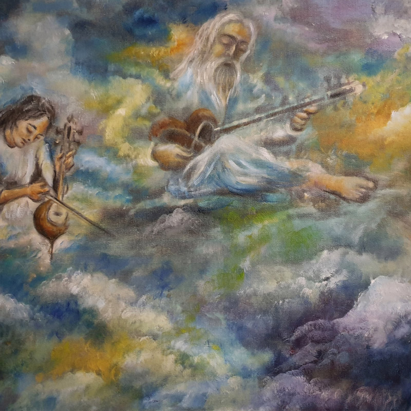 تابلو نقاشی "ثبت است بر جریده عالم دوام ما" - تصویر 3